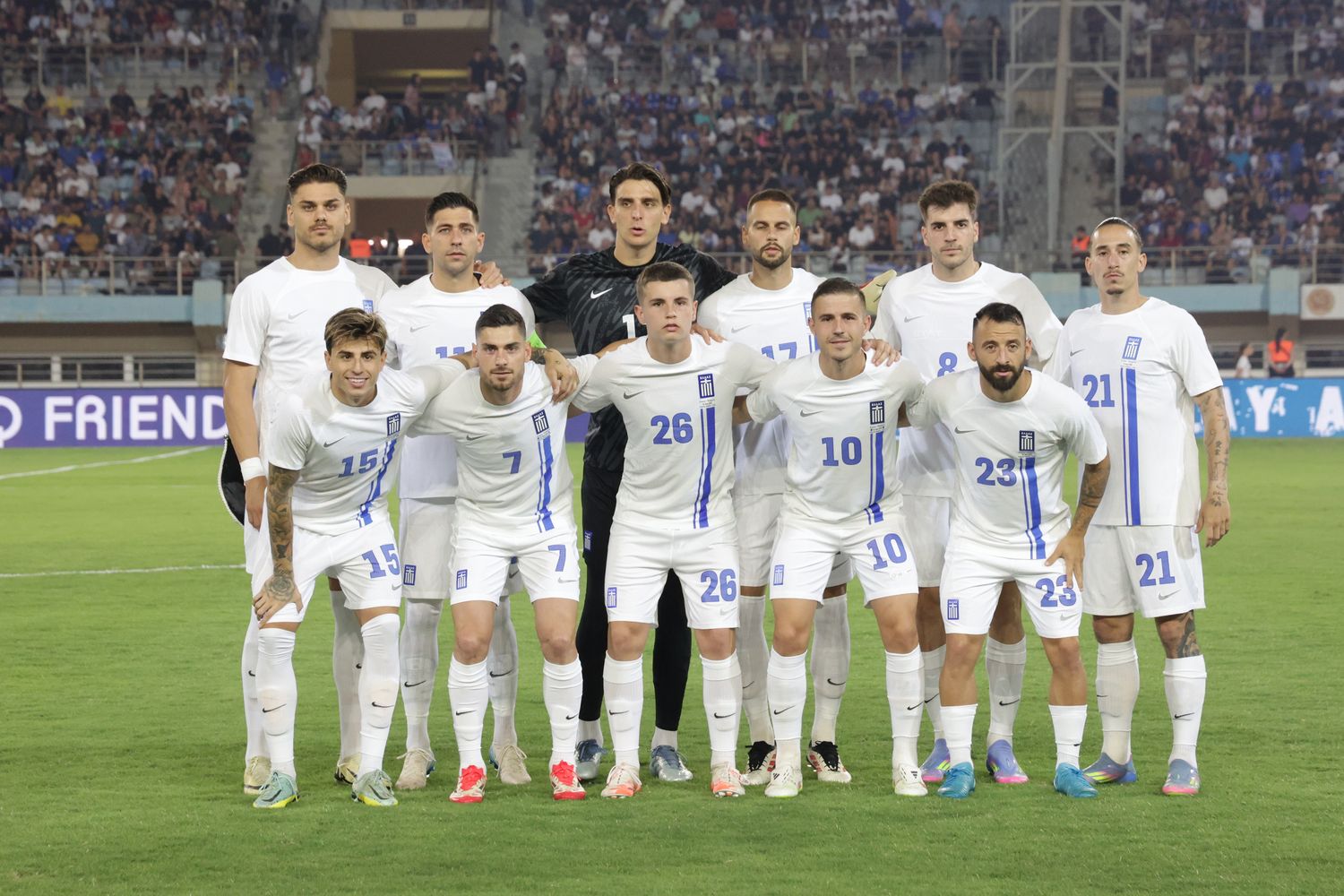Η 11αδα της Εθνικής για το παιχνίδι με τη Δανία