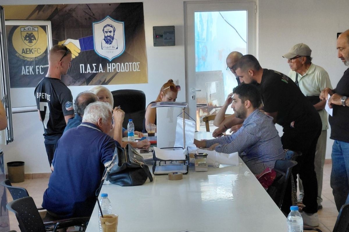 Ολοκληρώθηκαν οι εκλογές στον Ερασιτέχνη Ηρόδοτο με πρόεδρο τον Μάνο Λημναίο-Ποιοι εκλέχτηκαν