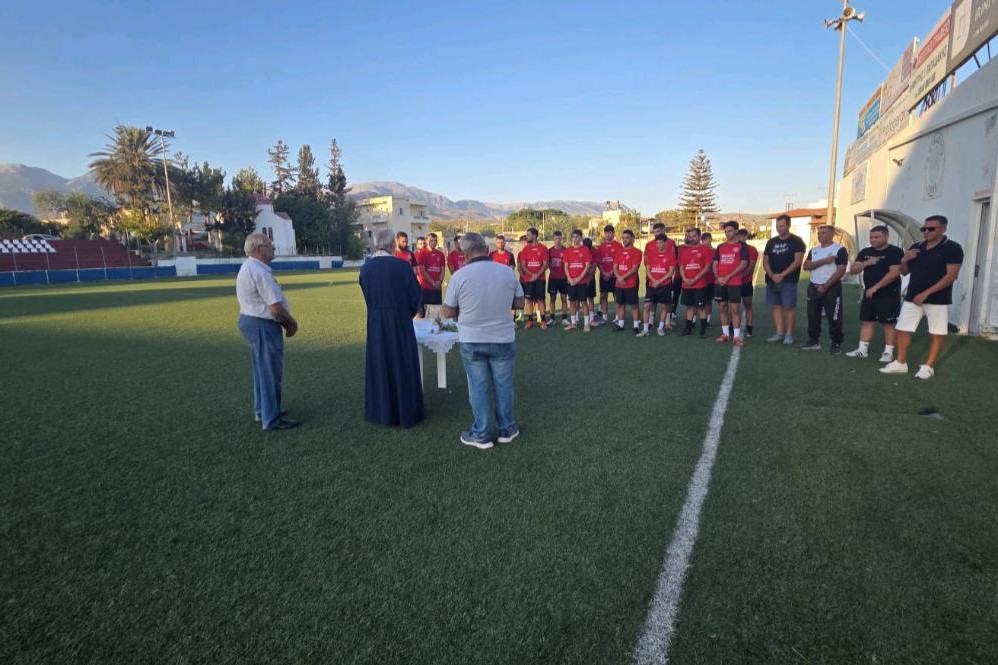 Πραγματοποιήθηκε ο αγιασμός στην Φαιστό