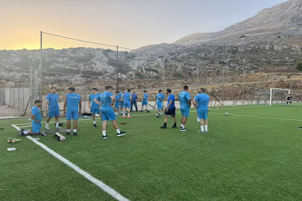 Μέσα σε καλό κλίμα η «πρώτη» του Ρούβα