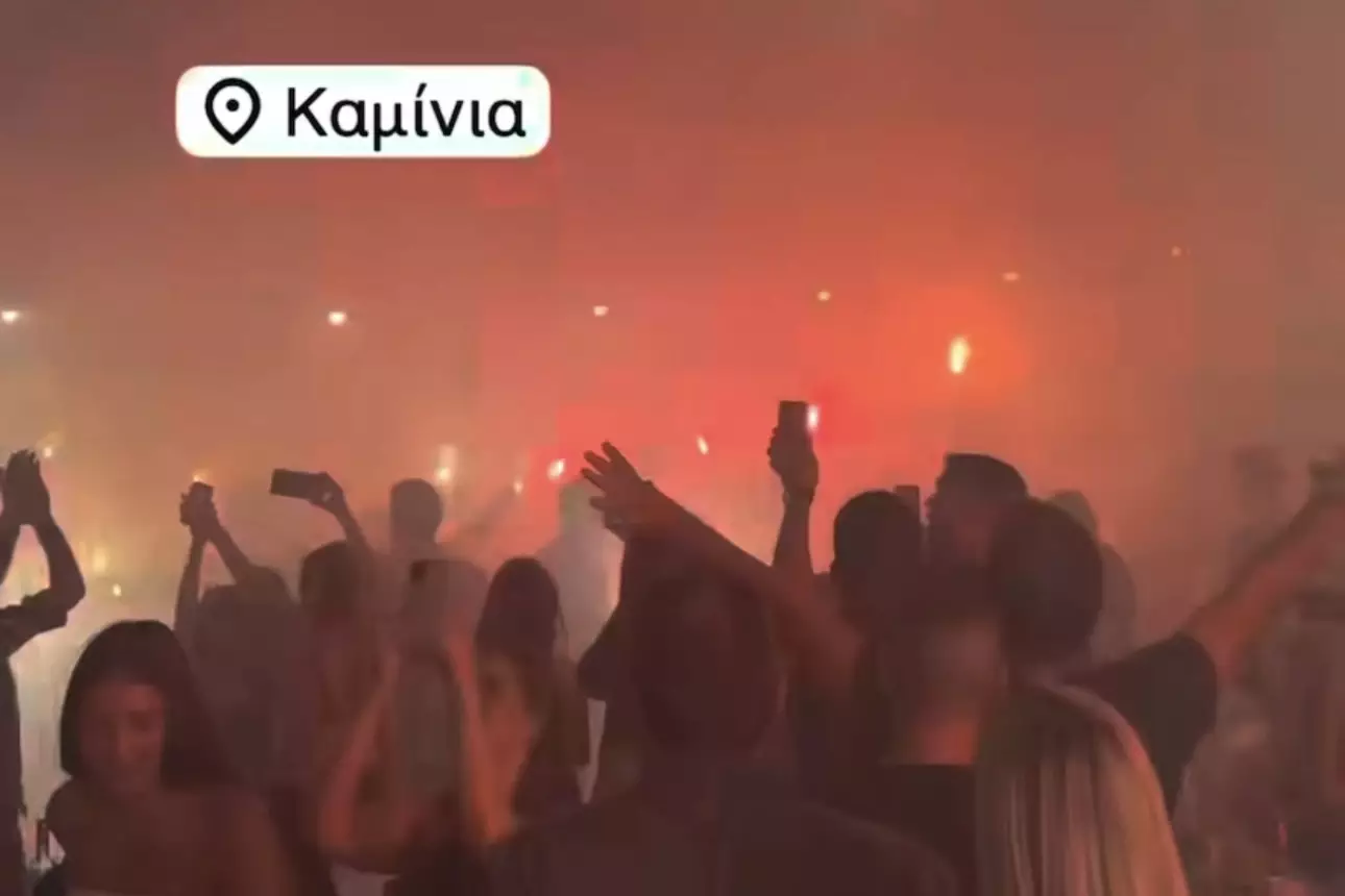 «Κάηκαν» τα Καμίνια με ΟΦΗ και κρητικό γλέντι! (Vid)