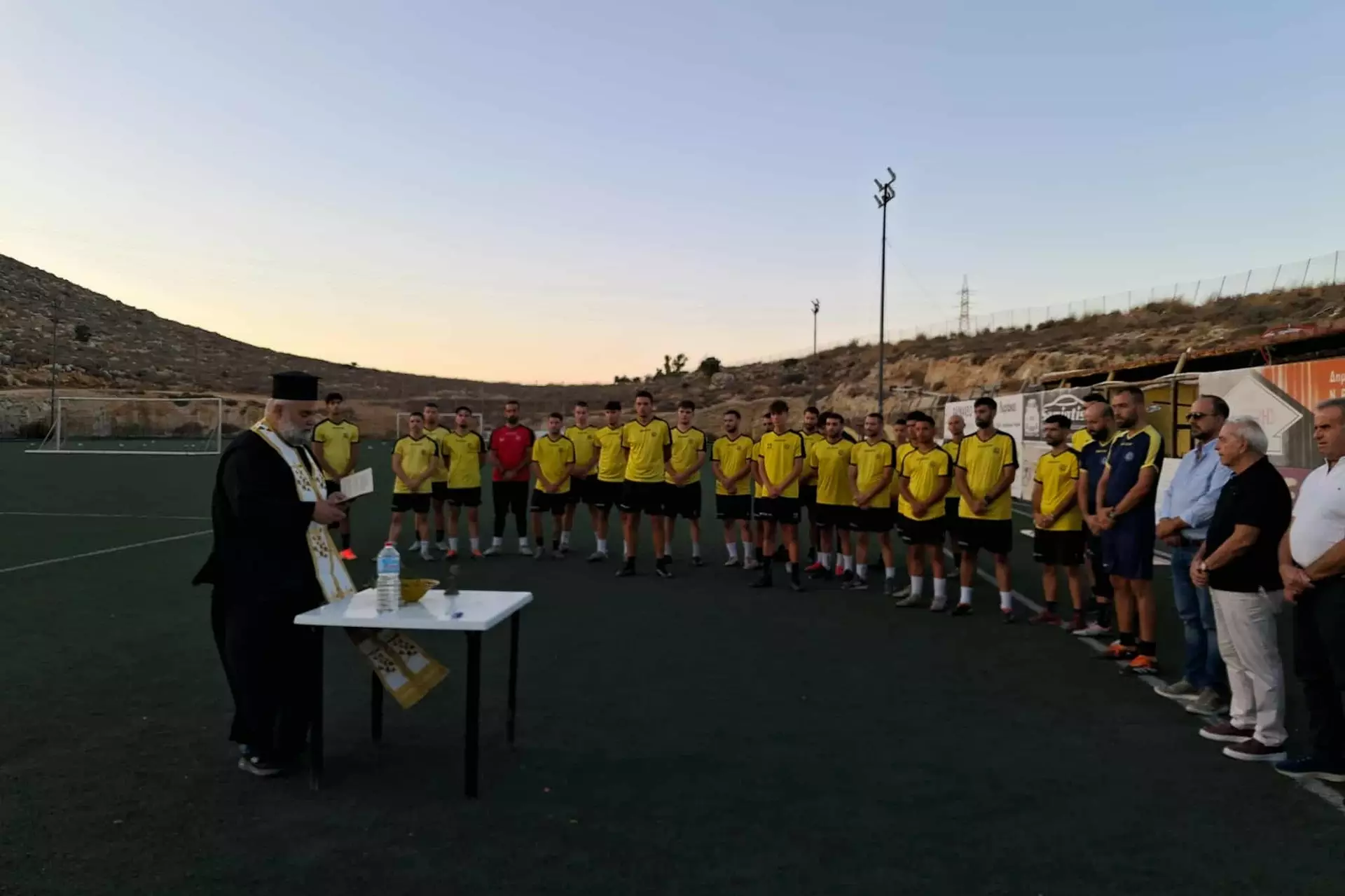 Αγιασμός στον Ρωμανό