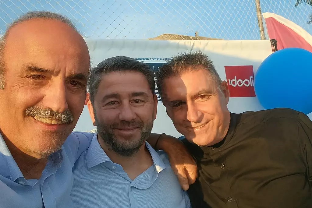 Στα εγκαίνια του Zagorakis Sports Center μαζί με τον Ν. Ανδρουλάκη ο Νίκος Τζώρτζογλου