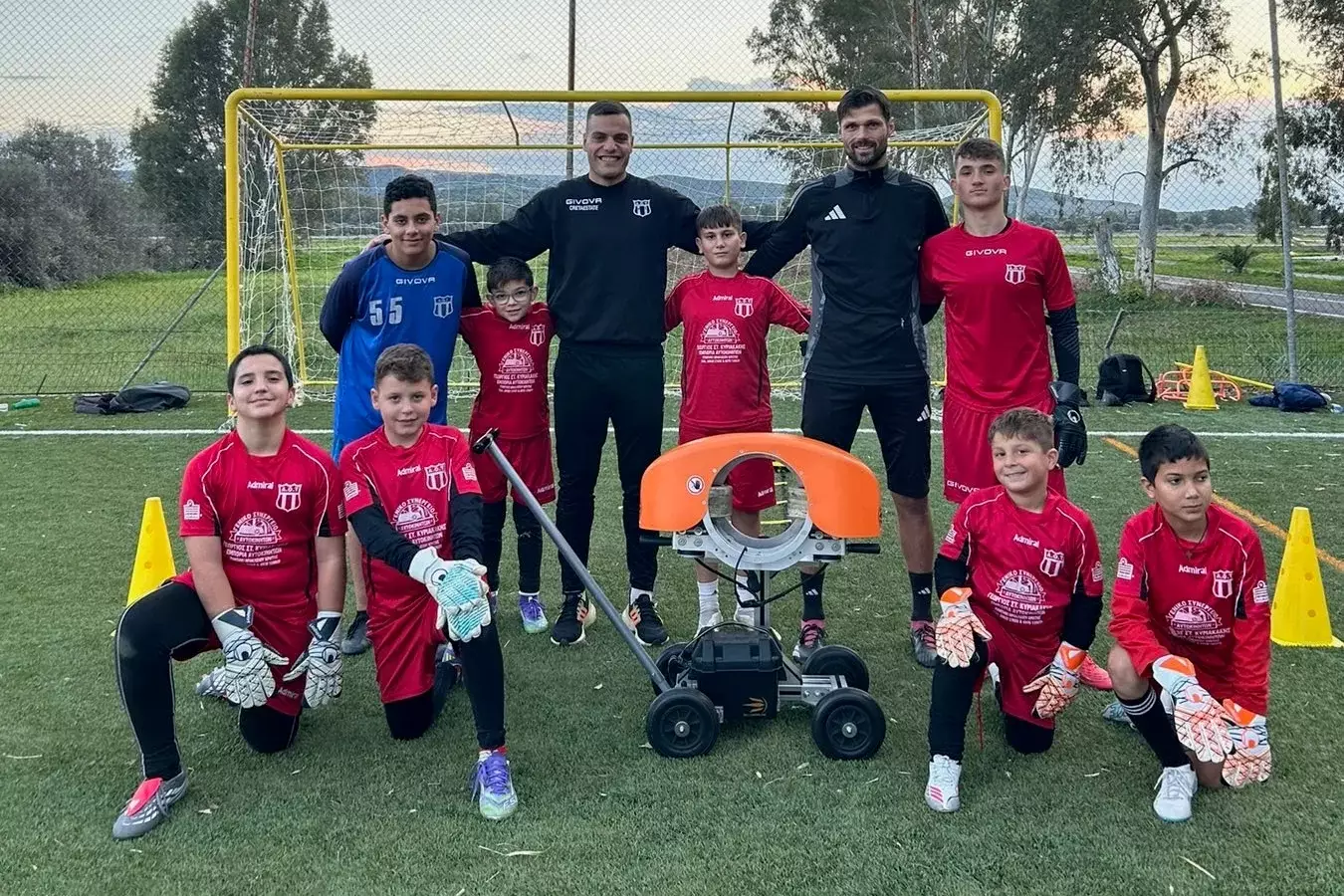 &Tau;&omicron; &laquo;&epsilon;&upsilon;&chi;&alpha;&rho;&iota;&sigma;&tau;ώ&raquo; &tau;&eta;&sigmaf; TG Goalkeeper Academy &sigma;&tau;&omicron;&nu; &Alpha;&Omicron;&Tau;