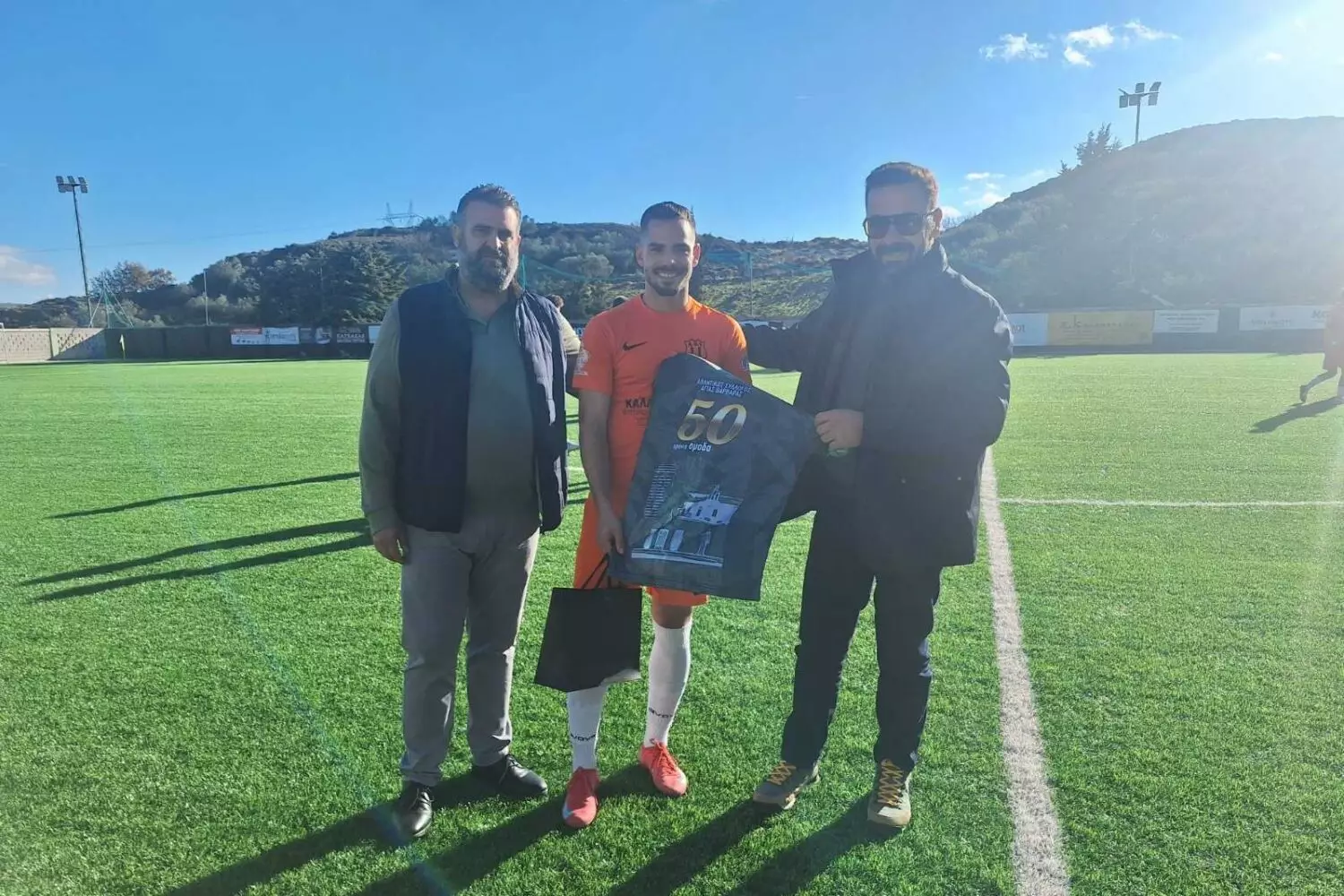 Τίμησε τον Μάνο Σαβουϊδάκη η Αγία Βαρβάρα