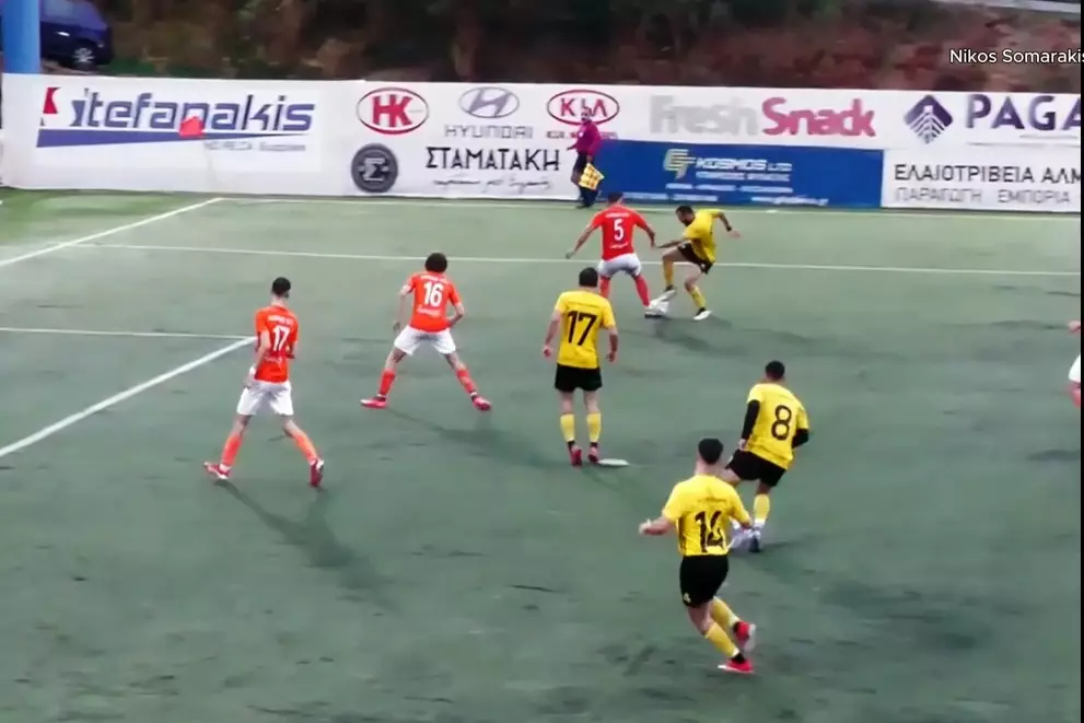 Αλμυρός-ΑΕΚ: Το πέναλτι του Δουλγεράκη στον Κασσωτάκη (vid)