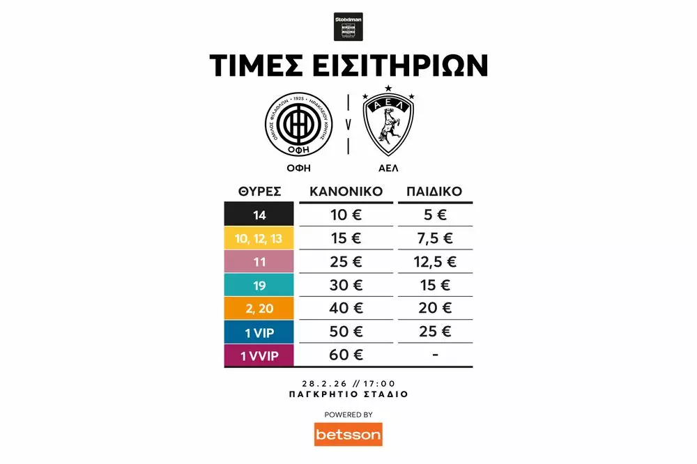 &Tau;&alpha; &epsilon;&iota;&sigma;&iota;&tau;ή&rho;&iota;&alpha; &tau;&omicron;&upsilon; &Omicron;&Phi;&Eta; &gamma;&iota;&alpha; &tau;&omicron; &pi;&alpha;&iota;&chi;&nu;ί&delta;&iota; &mu;&epsilon; &tau;&eta;&nu; &Alpha;&Epsilon;&Lambda;