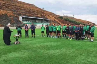 Αγιασμός και τραπέζι στην Αγία Βαρβάρα (pics)