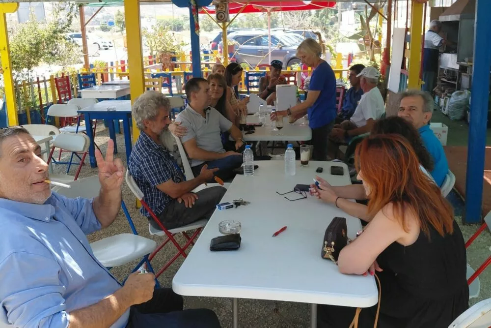 Σε οικογενειακό κλίμα το τραπέζι της νέας διοίκησης στις Ελπίδες Καρτερού