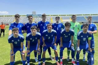 Με βασικό Καινουργιάκη η ήττα της Εθνική Νέων κόντρα στην Αγγλία