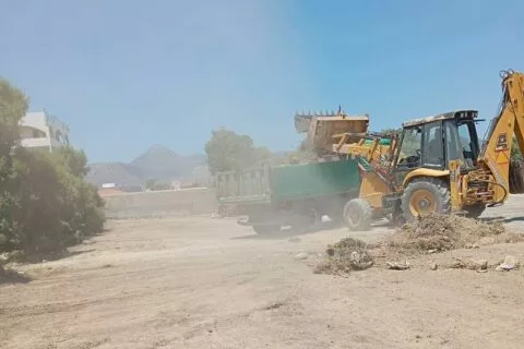 Συνεχίζονται οι εργασίες στην Αμμουδάρα για το γήπεδο του Ερασιτέχνη ΟΦΗ (pics)