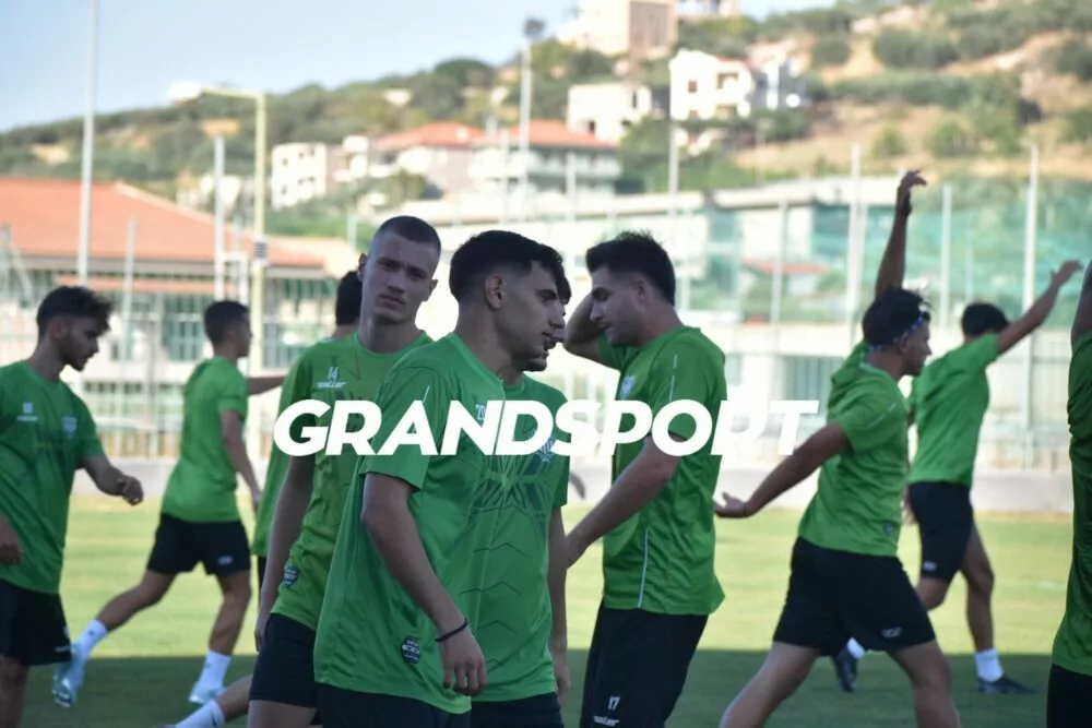 Εικόνες από την προπόνηση και τον αγιασμό στον Γιούχτα