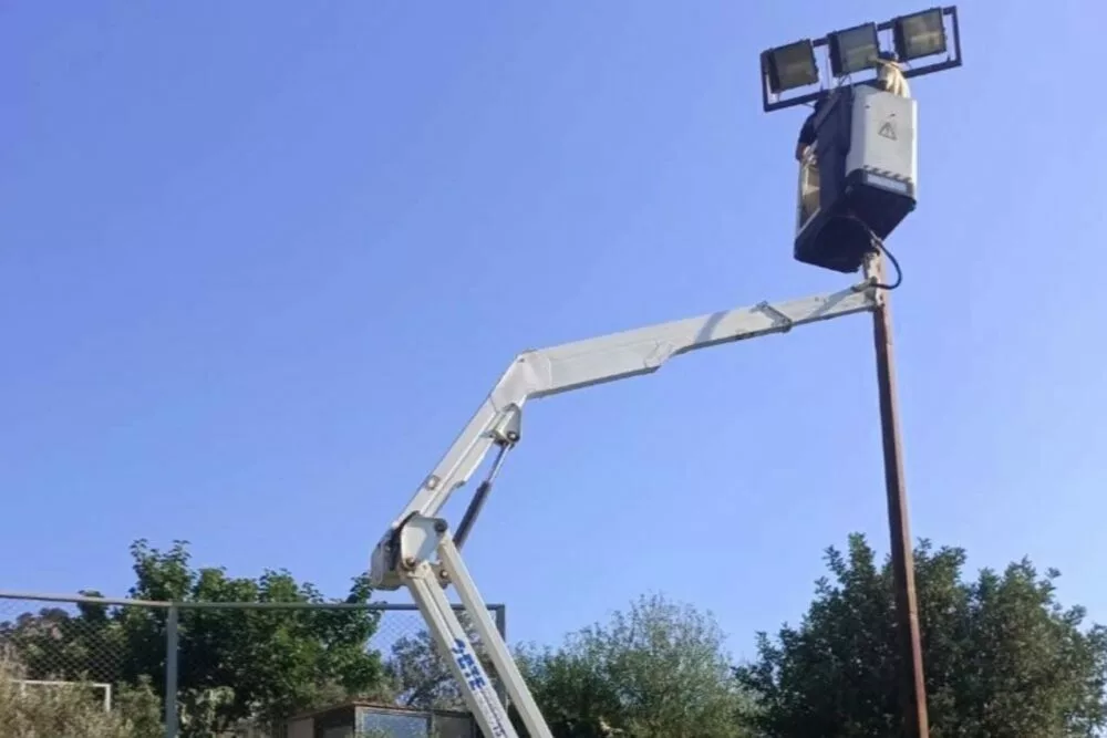 Με φωτισμό LED αναβαθμίστηκε το γήπεδο της Κριτσάς