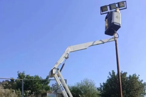 Με φωτισμό LED αναβαθμίστηκε το γήπεδο της Κριτσάς