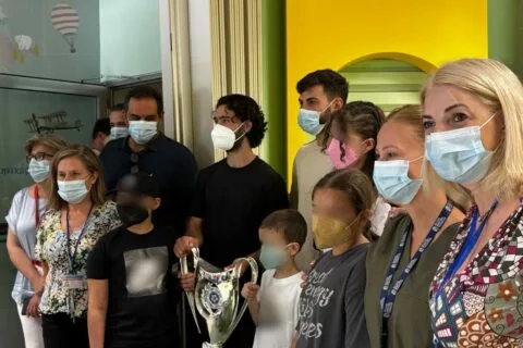 Το Κύπελλο Ελλάδας στους μικρούς μαχητές του ΠΑΓΝΗ (pic)