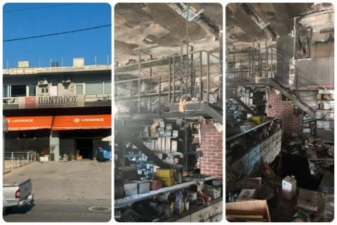 Γ. Πανταλός μετά την πυρκαγιά: «Θα επιστρέψουμε δυνατότεροι»