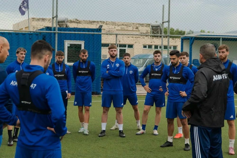 Πρώτη προπόνηση για Μερκουλίδη στον ΑΟΑΝ