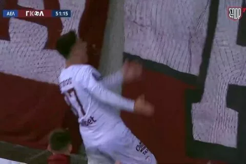 ΑΕΛ – ΟΦΗ: Το 1-0 της Λάρισας με τον Νίτσο (vid)