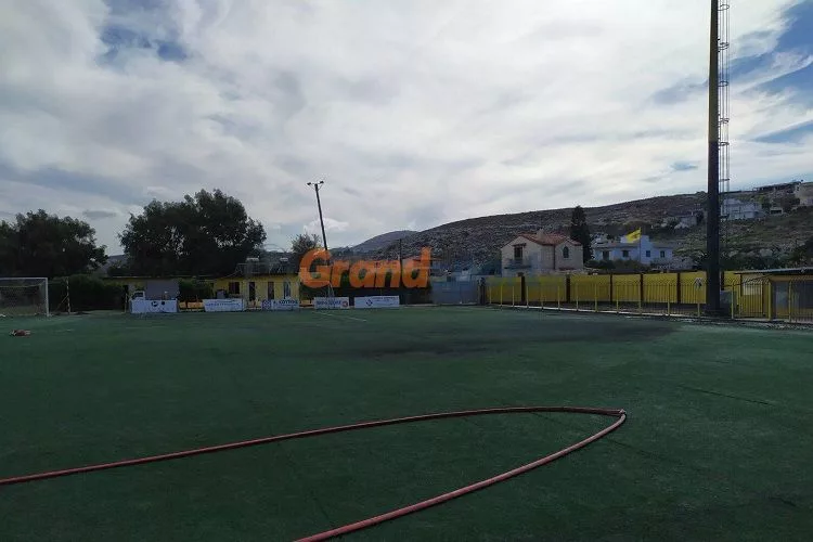 Έγινε πάλι… πράσινο το γήπεδο της ΑΕΚ <i class="fa fa-camera" aria-hidden="true"></i>
