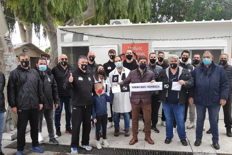 Στην αιμοδοσία του ΟΦΗ ο Λ. Αυγενάκης