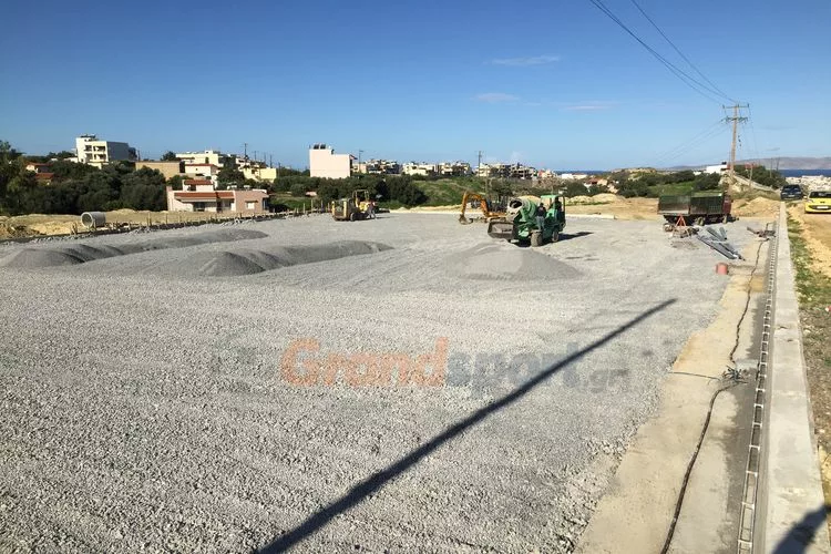 Προχωρούν οι εργασίες στο γήπεδο 5X5 του Ποσειδώνα <i class="fa fa-camera" aria-hidden="true"></i> <i class="fa fa-video-camera" aria-hidden="true"></i>