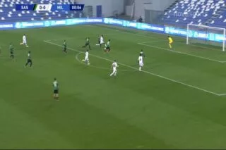 Σασουόλο-Μίλαν: 0-1 με τον Λεάο στα 6 δευτερόλεπτα!
