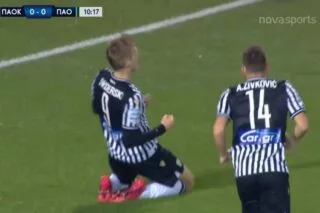 ΠΑΟΚ-ΠΑΟ: Άνοιξε το σκορ ο Σφιντέρφσκι <i class="fa fa-video-camera" aria-hidden="true"></i>