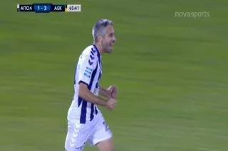Απόλλων-ΑΕΚ: Μείωσε σε 2-3 ο Τσαμπούρης <i class="fa fa-video-camera" aria-hidden="true"></i>