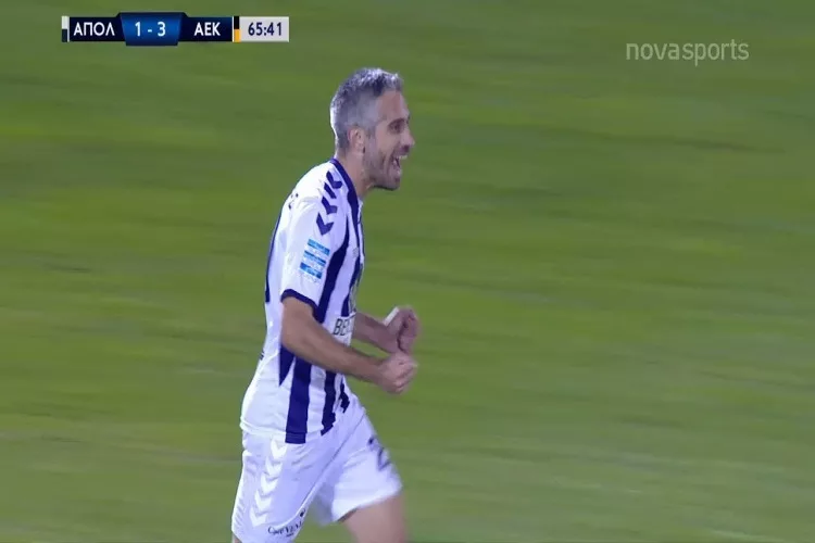 Απόλλων-ΑΕΚ: Μείωσε σε 2-3 ο Τσαμπούρης <i class="fa fa-video-camera" aria-hidden="true"></i>