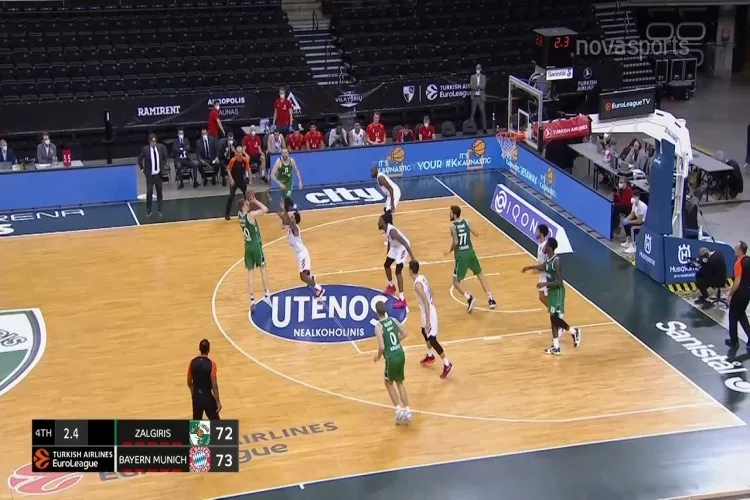 Ζαλγκίρις – Μπάγερν: Νικητήριο buzzer στο 0.6” ο Γκριγκόνις!