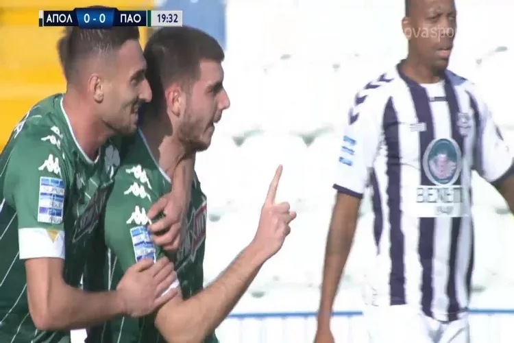 Απόλλων-ΠΑΟ: 0-1 με τον… εορτάζοντα Ιωαννίδη <i class="fa fa-video-camera" aria-hidden="true"></i>