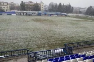 Αναβλήθηκε το Απόλλων Λάρισας – Δόξα Δράμας λόγω της έντονης χιονόπτωσης