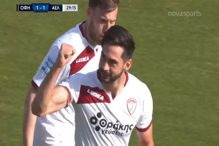 ΟΦΗ-ΑΕΛ: 1-1 με εύστοχο πέναλτι του Ντουρμισάι! <i class="fa fa-video-camera" aria-hidden="true"></i>