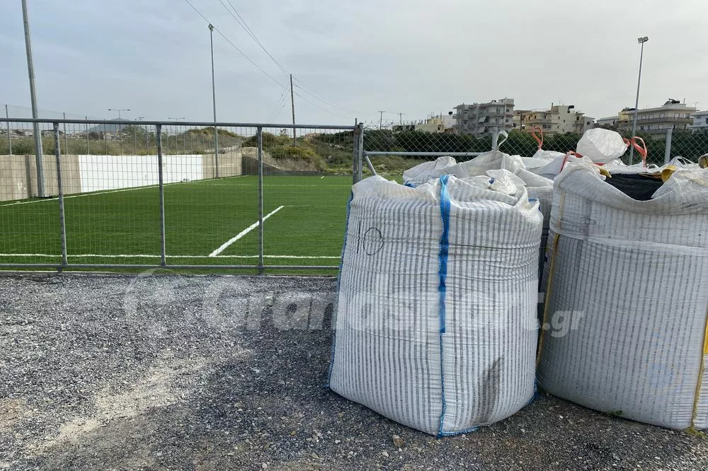 Προχωρούν οι εργασίες στο γήπεδο του Ποσειδώνα