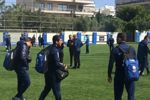 Η άφιξη της Μικτής Κ15 στο γήπεδο της Βούλας (pics)