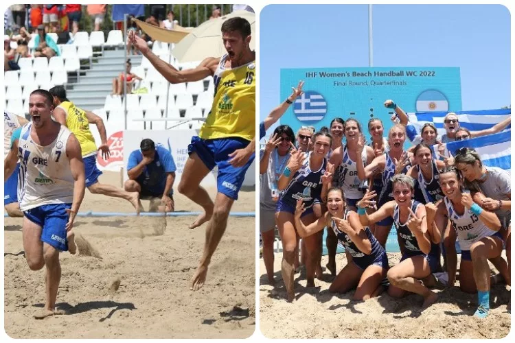 Στα ημιτελικά του Παγκοσμίου πρωταθλήματος Beach Handball Eθνική Ανδρών και Γυναικών!