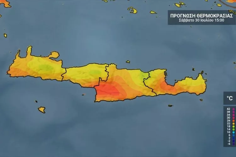 Κρήτη: Ο καιρός για το Σάββατο 30 Ιουλίου (vid)
