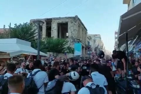 Ο κόσμος του ΟΦΗ έδωσε το σύνθημα της νίκης! (vid)