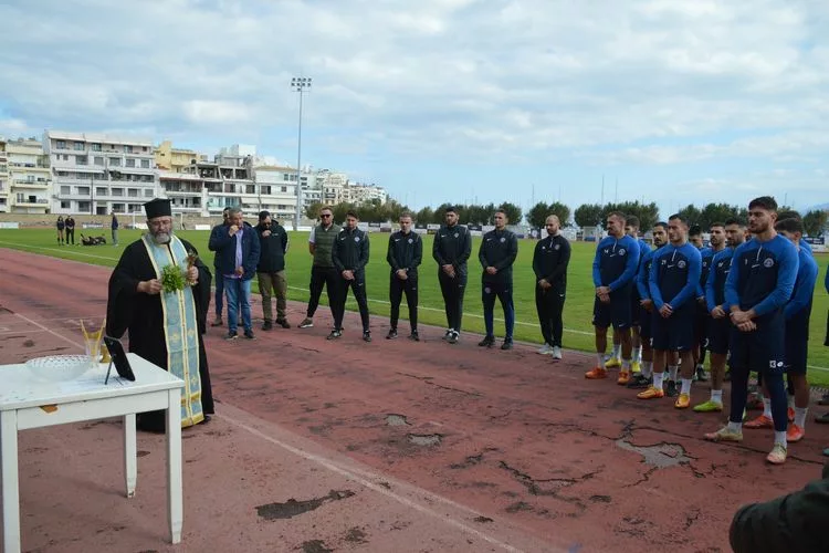 Αγιασμός στον ΑΟΑΝ (pics)