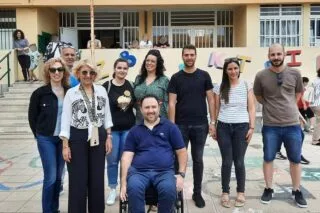 Επισκέφτηκε το 4ο Δημοτικό Σχολείο ο Γιώργος Καπελλάκης! (pics)