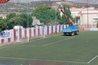 Ξεκίνησαν οι εργασίες στο γήπεδο των Καλεσών