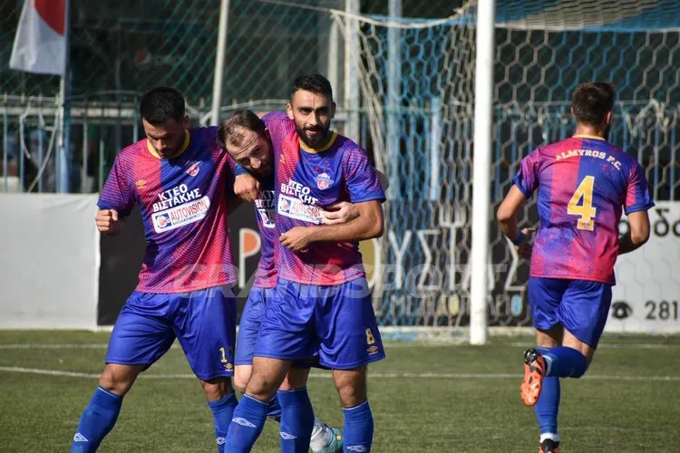 Αγχωτική νίκη με ήρωα Χανιωτάκη στο φινάλε για τον Αλμυρό!