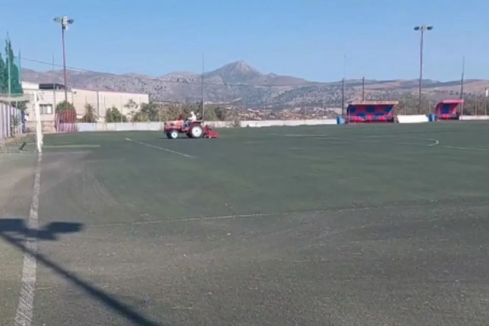 Έτοιμο το γήπεδο του Μαραθώνα!