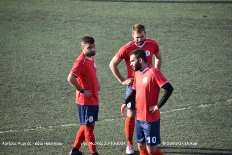 Άνετη νίκη και κορυφή για τον Αστέρα Μυρτιάς