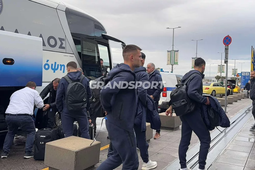 Αναχωρεί η αποστολή της Εθνικής για Ελσίνκι (vid)