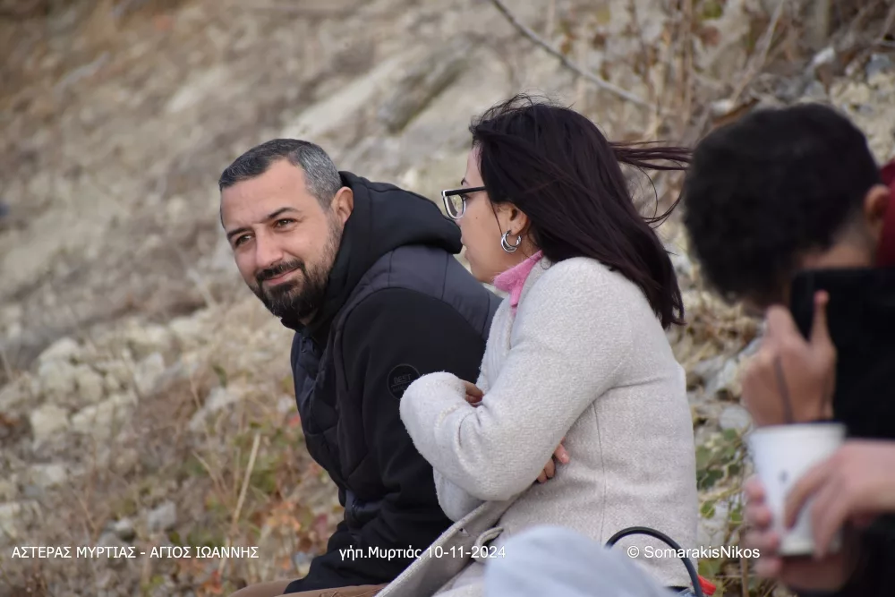 Παρακολούθησε του παιχνίδι του Αστέρα Μυρτιάς και του Άγιου Ιωάννη ο Ν. Μαστορίδης