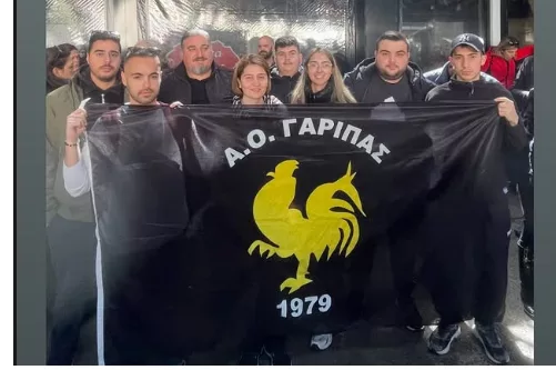 Βροντερό παρόν από την Γαρίπα την πορεία για τα Τέμπη