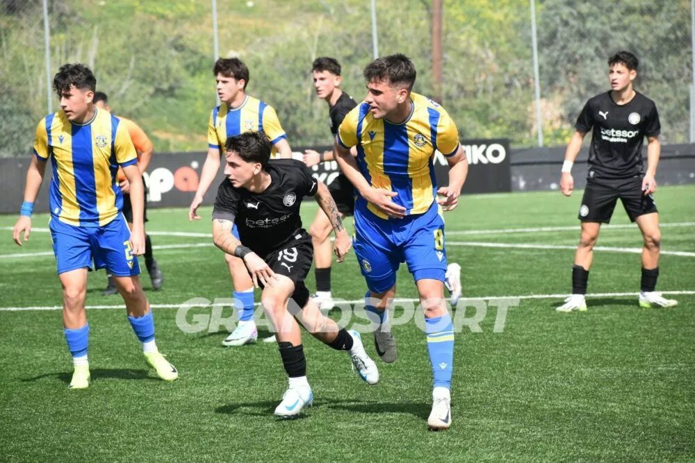 Εικόνες απο την ήττα της Κ19 του ΟΦΗ από τον Αστέρα Τρίπολης