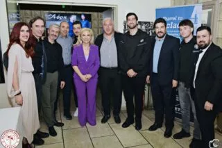 Ο Μιχάλης Μπούσης στην Παγκρήτια Ένωση Αττικής (vid)
