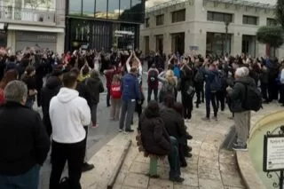 Οι οπαδοί του Αστέρα Τρίπολης στους δρόμους τους Ηρακλείου (vid)